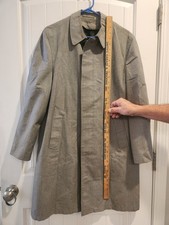 Mens Vintage 50s 60s Trench Coat. Great Used Condition Size L 42/44 Regular