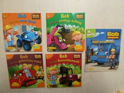 5 Pixi Bücher Bob der Baumeister baut eine neue Stadt Heppo und die Giraffe
