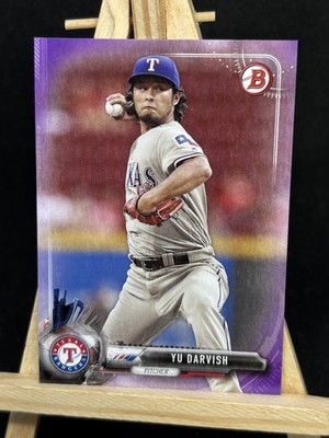 Yu Darvish 2017 Bowman Purple /250 Baseballkarte #81 - Texas Rangers