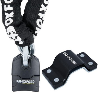 Oxford Hardcore XC13 Motorradkette & Schloss 2,0M Oxford Anker Kraftanker