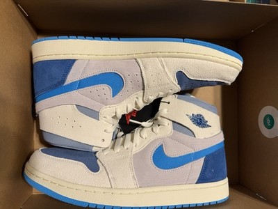 Size 12 - Air Jordan 1 Zoom Comfort 2 High Dark Powder Blue