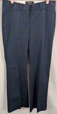 Body By Victoria The Christie Fit Navy Blue Low Rise Dress Pants Women's Size 2