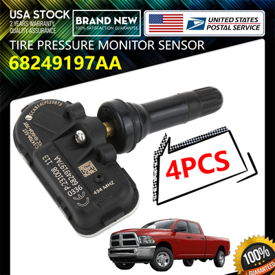 #ad 4Pcs OEM Specs 68249197AA Tire Pressure Sensor TPMS For Dodge Ram 1500 2500 3500 $35.99