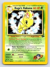 Koga's Kakuna 47/132 Uncommon Gym Challenge Pokemon Unlimited Lightly Played on eBay