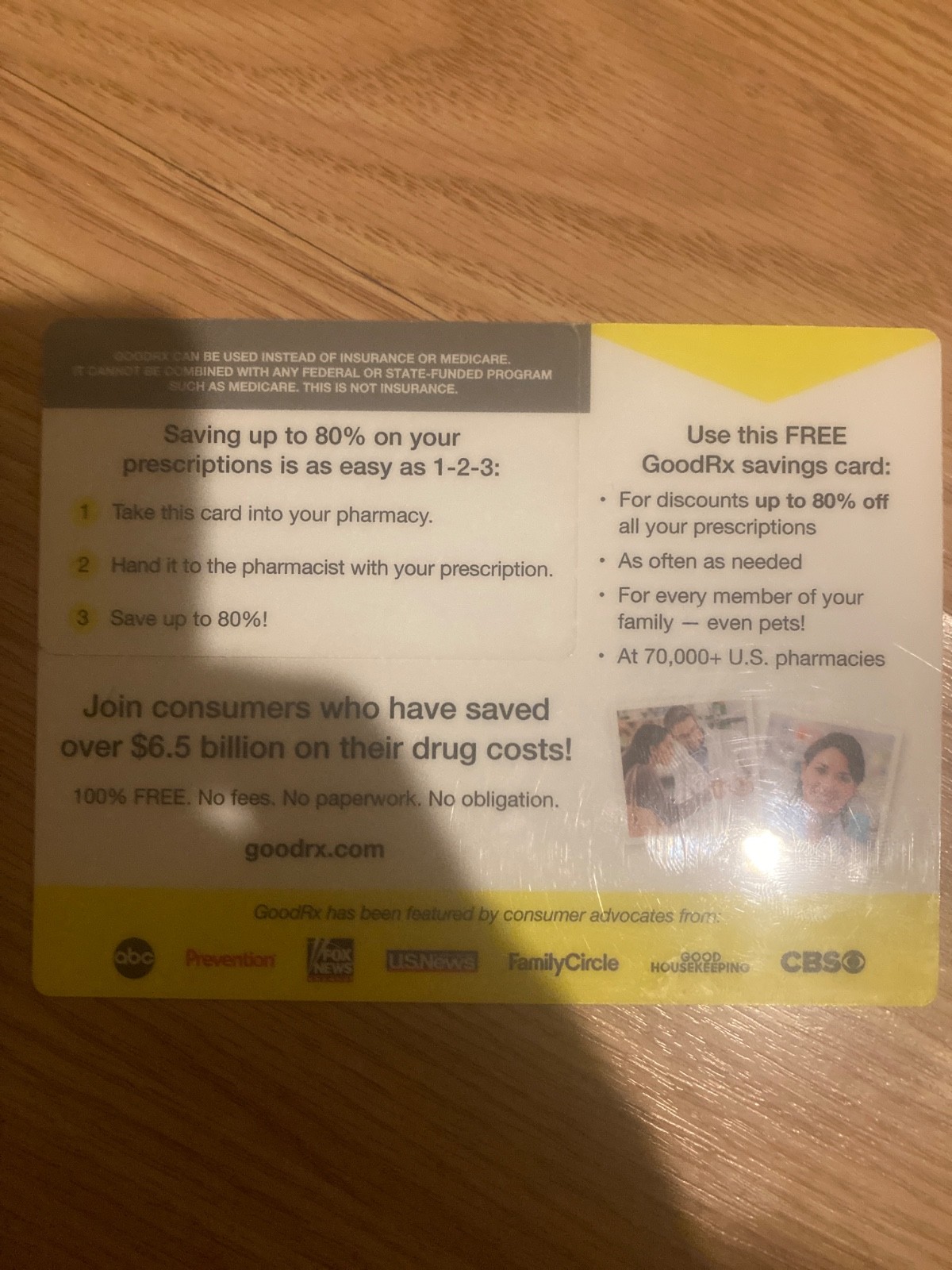 RX Pharmacy Discount Card good US prescription save 80% sale new ...