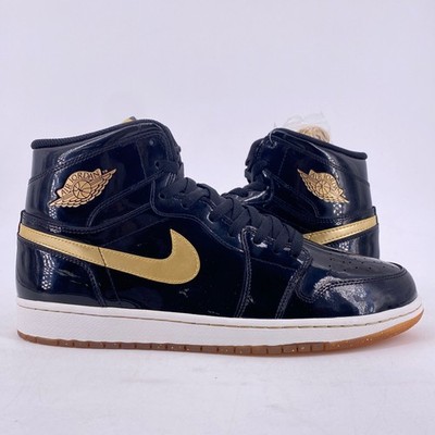 Air Jordan 1 Retro ''BLACK METALLIC GOLD'' 2013 - Size 11.5 - 555088 019 (682-446)