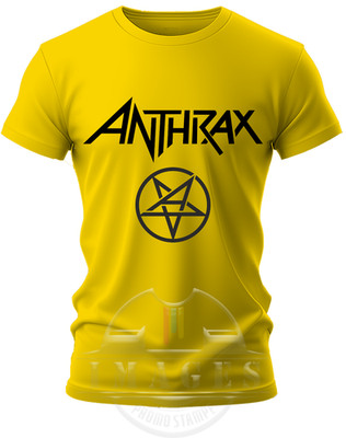 T-SHIRT ANTHRAX LOGO HEAVY TRASH METAL BIG FOUR
