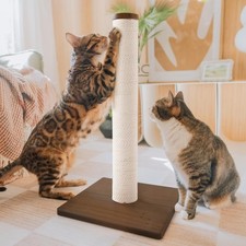 Necoichi 23.6  Tall Cat Scratching Post Kitten Scratcher Paper Rope Scratc