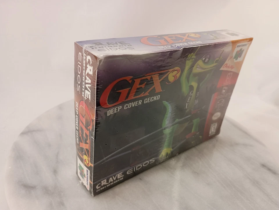 N64 RARE Nintendo 64 GEX 3 Deep Cover Gecko NEW SEALED NIB 1999 - Image 2 of 4
