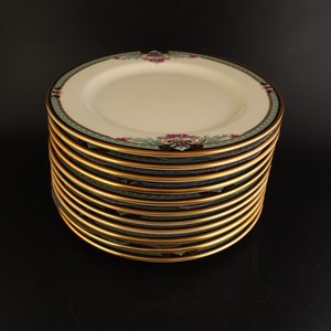 12 Lenox Newbury Square Accent Bread Plates Ambassador Collection- 6.25" - Mint