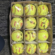 A.D. STARR USA Spirit Fastpitch Softball (12" Synthetic) 1 Dozen (12 balls)