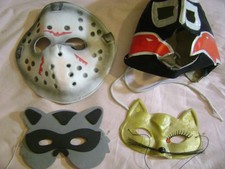 Halloween Mask Lot Of 4 size: M, L.