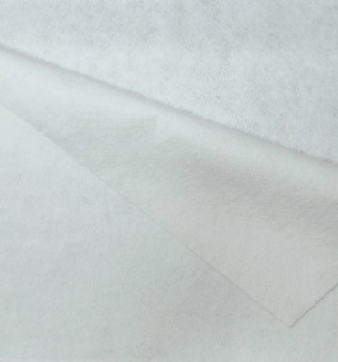Wool Blend Felt Off-White 36'' Wide Felt Fabric by the Yard (A415.43)