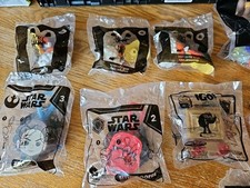 LOT OF 41 Happy Meals Toys McDonald's, Hardee's, Wendy's,  Burger King TOYS..