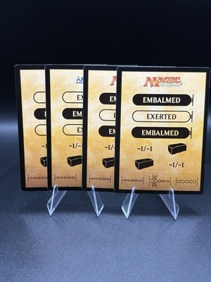 4x MTG Amonkhet Punch Card Token NM/LP