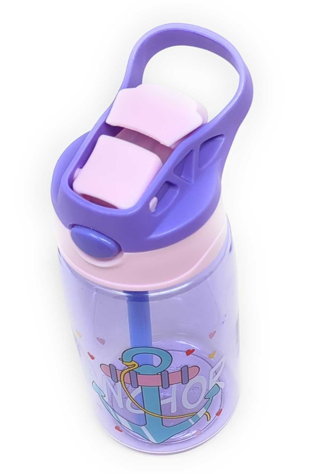 , 16 Oz Bpa-free Reusable Bottle With One-click Open Flip Straw