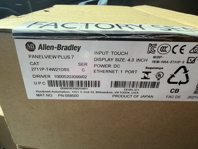 #ad NEW Allen Bradley 2711PT4W21D8S Panelview Plus 7 Widescreen Interface Panel $200.00