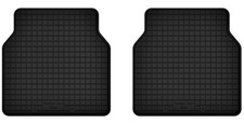 Gummimatten hinten passend für SEAT Ibiza II 1992 - 1999 Schwarz Gummi Fußmatten