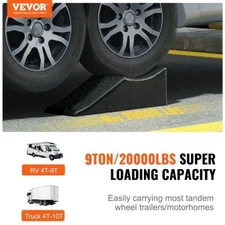 KFFKFF Vehicle Ramp Single Unit Auto Service Ramp 20000 lbs9 ton Load