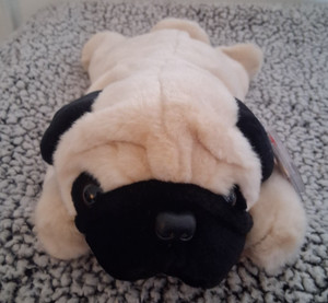 TY Beanie BUDDY "PUGSLY" The Dog
