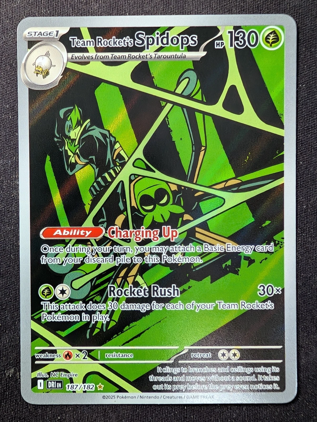 Team Rocket's Spidops - Destined Rivals #187 Price & Value ($4.02