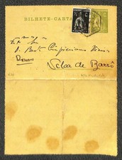 PORTUGAL H&G 20 & 255 STAMP PORTO TO SOLA DE BAIRRO LETTER CARD 1919