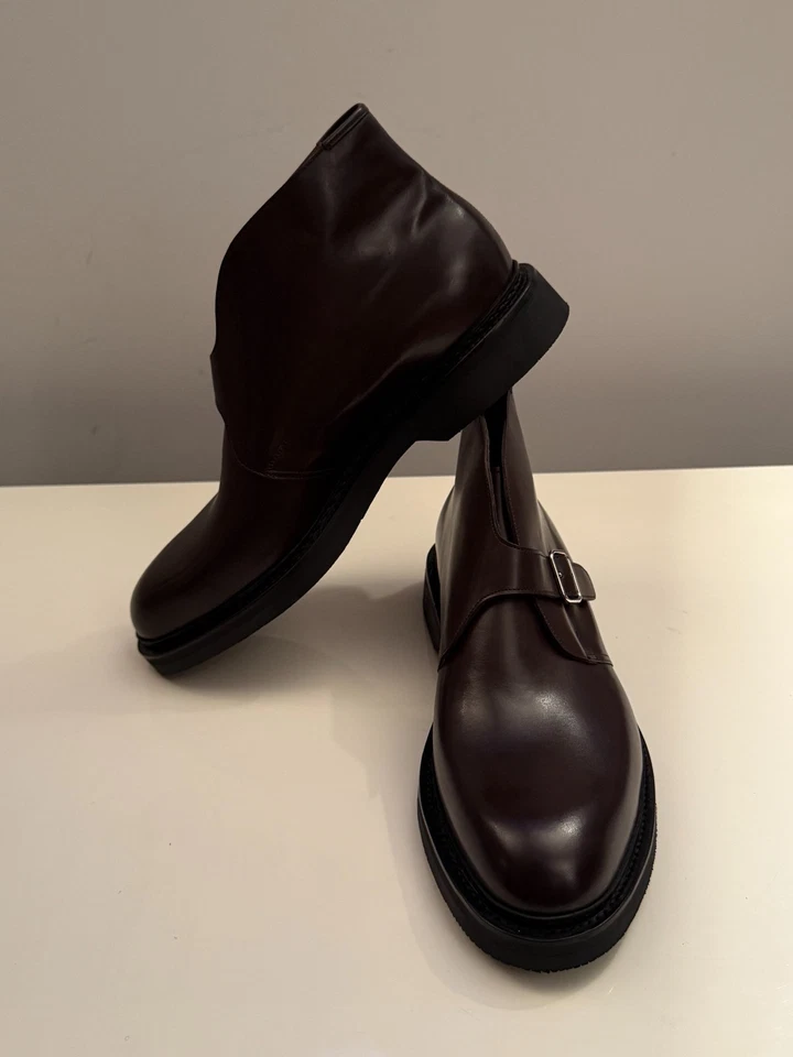 JOHN LOBB Shoreditch Grain Leather Chukka Boots Mens Brown UK 10.5 EU 44.5 £1390 — 第 4/4 张图片