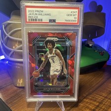 Panini Prizm 2022-23 Jaylin Williams #247 Red Ice Prizm Rookie Oklahoma City