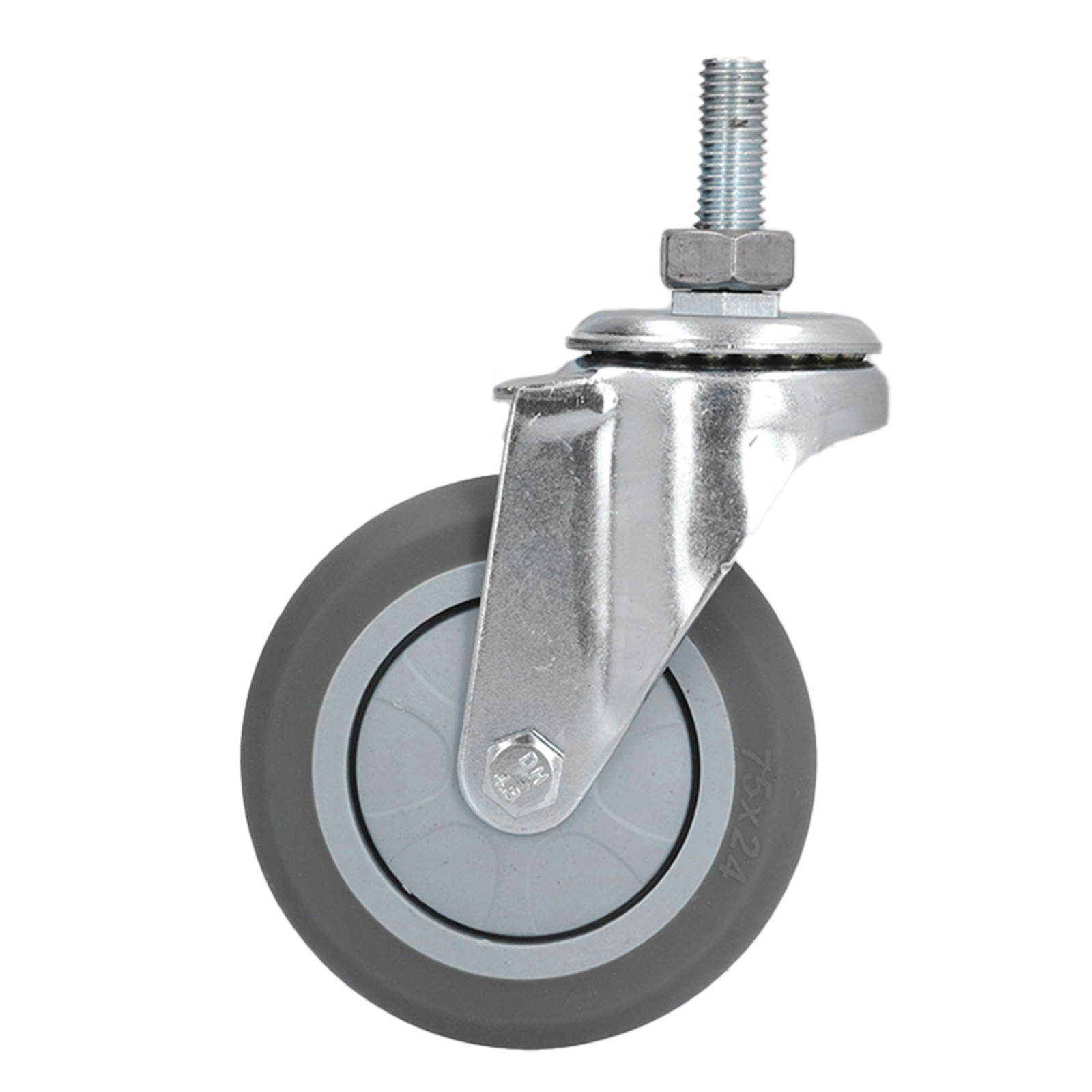 Caster Wheels 3 In PVC Durable Wearproof Strong Bearing Capacity Stem Casters Fo