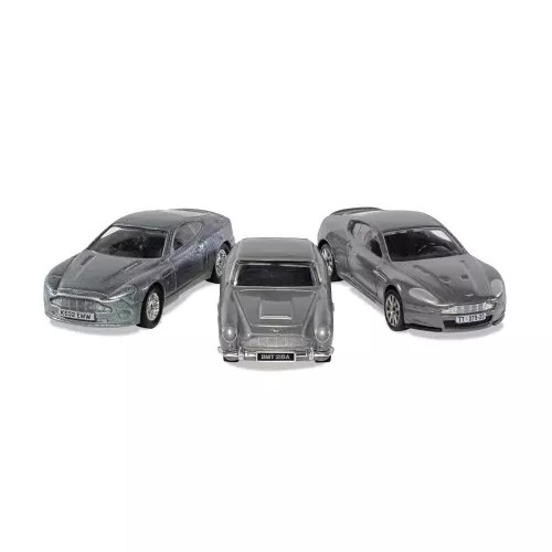 Collection Aston Martin Corgi TY99284 : 3 Voitures de Collection James Bond en Métal