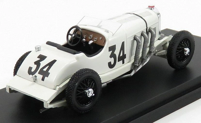 1/43 RIO MERCEDES BENZ F1 SSK N 34 3rd MONACO GP 1929 R.CARACCIOLA WHITE - Immagine 2 di 3