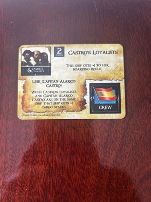 CASTRO S LOYALISTS Spanish Main First Edition Pirates Wizkids CSG Pocketmodel