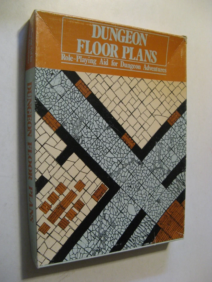 Planos de planta de mazmorras 1,2,3,4 Games Workshop miniaturas de colección terreno D&D rpg'82 Foto 2 de 4