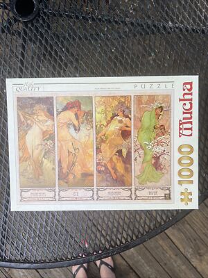 D Toys Alphonse Mucha The Seasons 1000 PC Jigsaw Puzzle Art