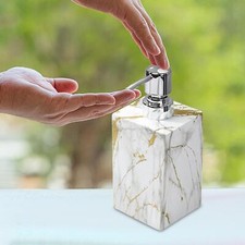 Image of Marble Soap Dispenser Liquid Hand Soap Dispenser for Laundry Room Kitchen