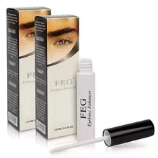 2X 100% FEG Eyebrow Enhancer for Length Thickness Drakness Serum FREE SHIP