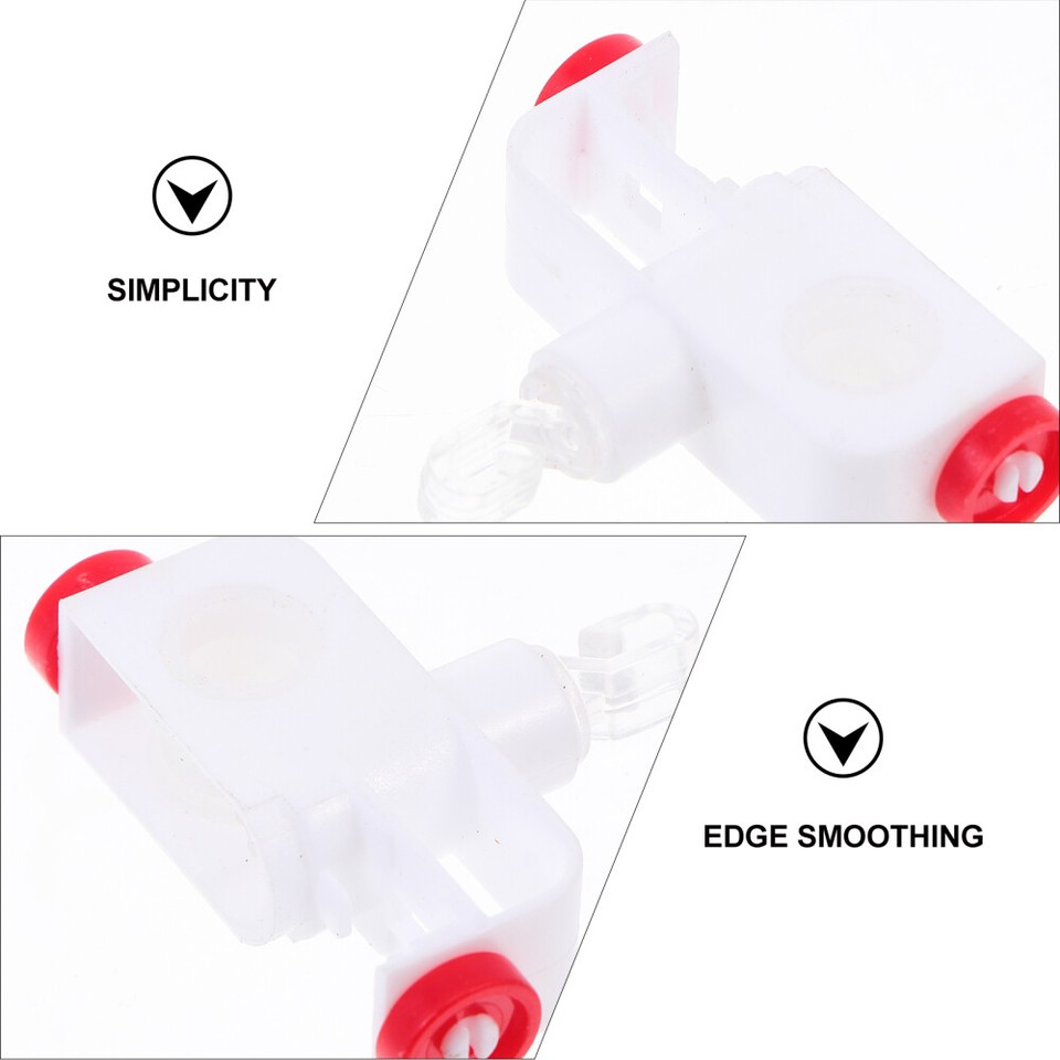 20 Pcs Vertical Blinds Rollers Plastic Curtain Pulley for Shower Hooks