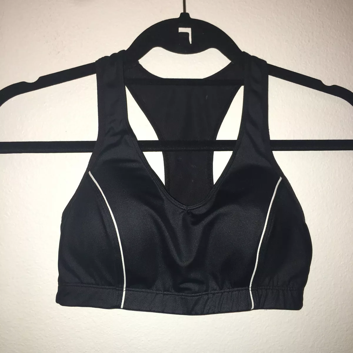 NEW brooks moving comfort sports bra c/d Black vixen medium