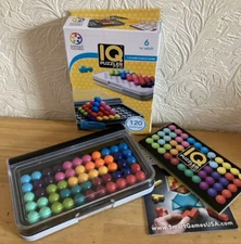 Smart Games IQ PUZZLER PRO Travel Cognitive Skill-Building Brain Game Ages +6 OB