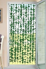 T&uuml;rvorhang Bl&auml;tter 90 x 190 cm gr&uuml;n Kunststoff Dekovorhang Raumteiler Maximex