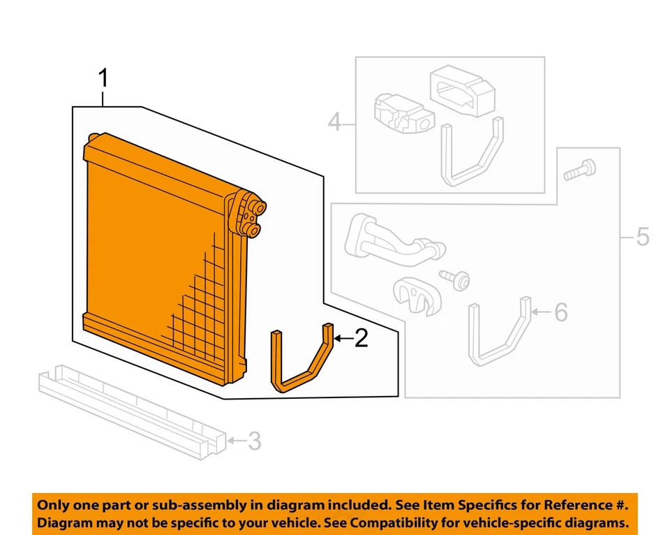 Acura ZDX 2010 2013 OEM AC evaporador carcasa completa con motor soplador Foto 3 de 4