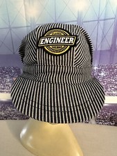Classic Railroad Train Engineer Youth Ball Cap Hat Fitted One Size Fits Most