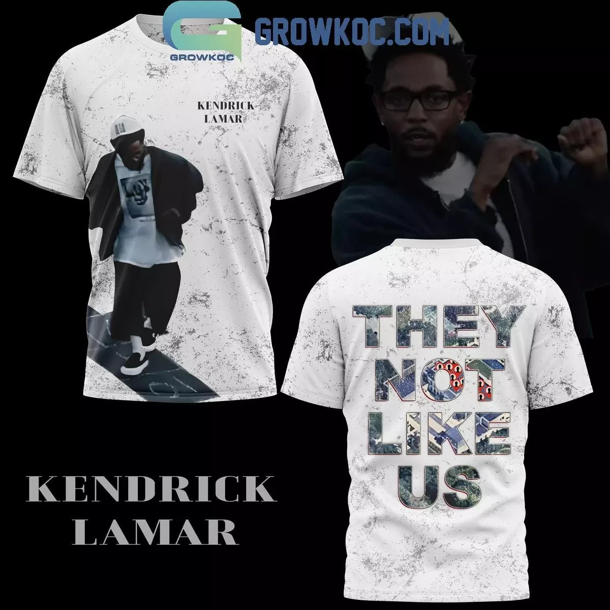 Kendrick Lamar They Not Like Us 2024 Single 3D T-Shirt