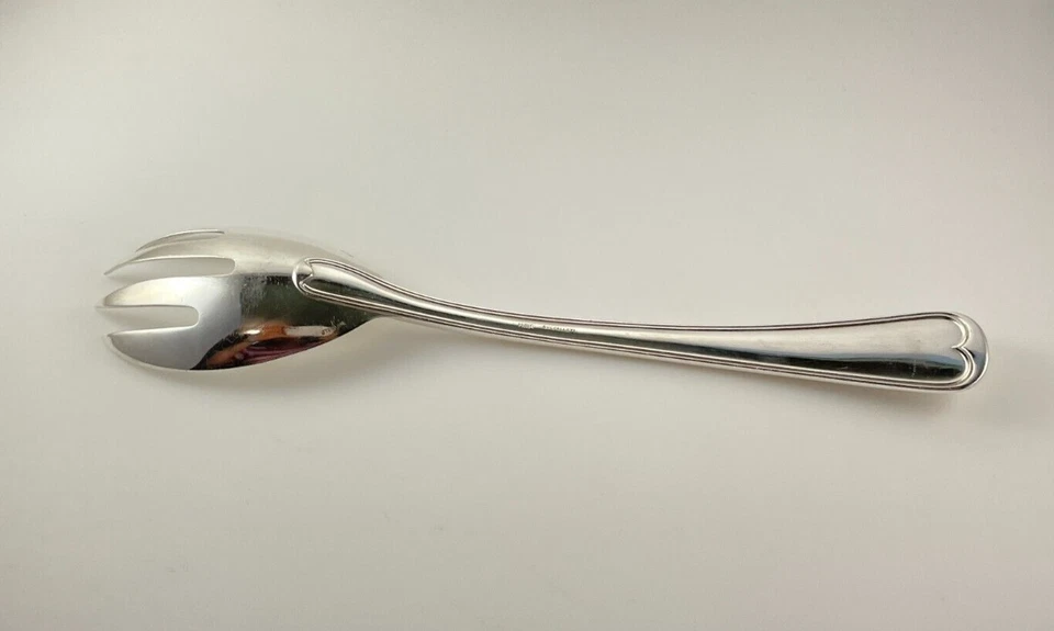 Tenedor para servir ensaladas Buccellati antiguo italiano de plata esterlina - 9 7/8" - sin monograma Foto 2 de 4