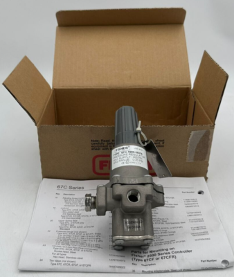 #ad #ad FISHER 400 PSI MAX PRESSURE REGULATOR TYPE: 67C 1689 38376 $249.00