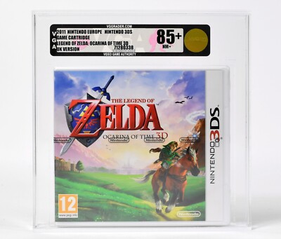 Nintendo 3DS,The Legend of Zelda: Ocarina of Time 3D PAL,VGA 85+ NM+