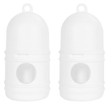 2PCS White Pigeon Birds Water Feeder Plastic Pet Drinker Bird Water Feeder