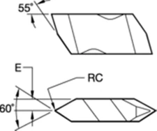 (5) NT3R KCU10 KENNAMETAL TOP NOTCH THREADING INSERT (4175981) 