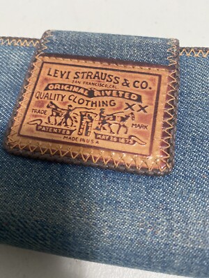 Levi Strauss Wallet Vintage 70s Original Jean Leather Beauty Levi Strauss Wallet Vintage 70s Original Jean Leather Beauty