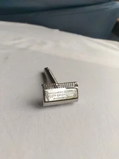 Ever-Ready "Pat Applied For" Shovel Head Flip Open Silver Tone SE Safety Razor